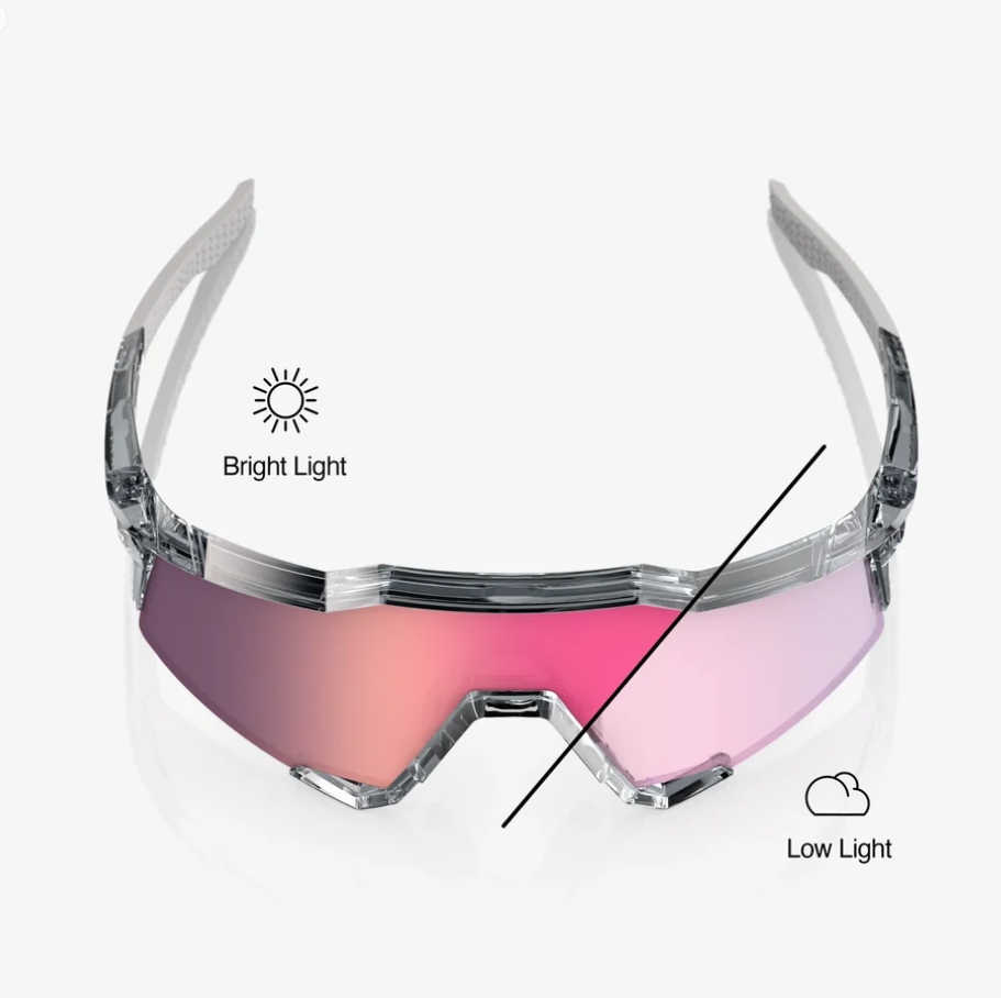 100% SPEEDCRAFT®Polished Translucent Grey Rose Gold Photochromic Mirror 細節圖4 100% SPEEDCRAFT®Polished Translucent Grey Rose Gold Photochromic Mirror 細節圖4
