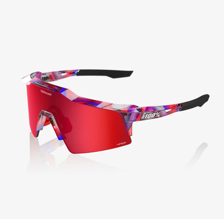 SPEEDCRAFT® SL FDJ Gloss Translucent Red/Blue HiPER® Fire Red Mirror Lens - Image 2
