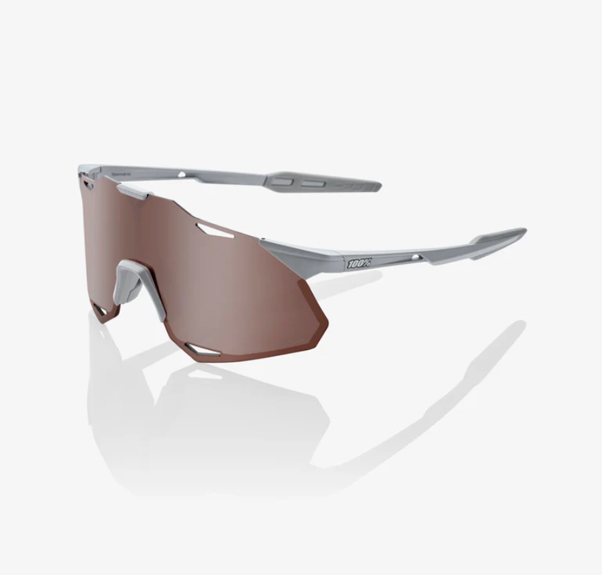 HYPERCRAFT® XS Matte Stone Grey HiPER® Crimson Silver Mirror Lens